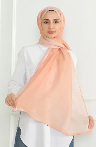 Karaca Gradient Glitter Shawl 81059-02 Salmon 81059-02