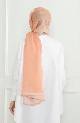 Karaca Gradient Glitter Shawl 81059-02 Salmon 81059-02