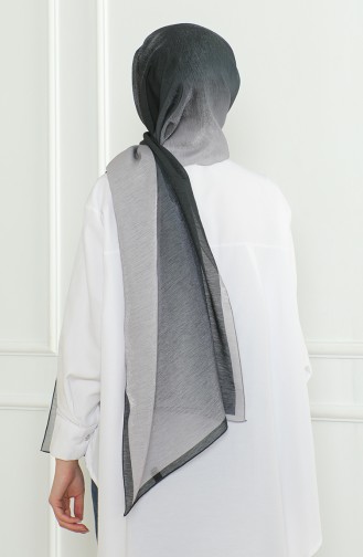 Karaca Gradient Glitter Shawl 81059-04 Black Gray 81059-04