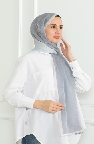 شال سادة كاراجا 81059-05 فضي رمادي 81059-05