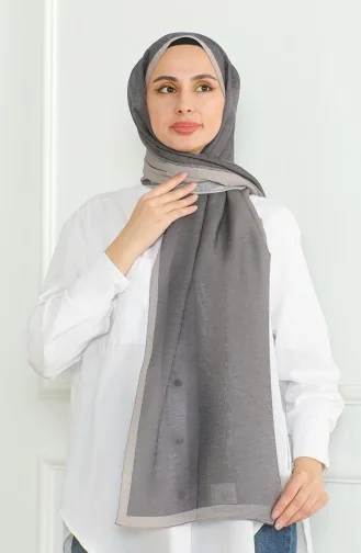 Karaca Gradient Shimmer Schal 81059-08 Grau Beige 81059-08