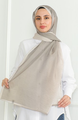 Karaca Châle Chatoyant Dégradé 81059-09 Beige Khaki 81059-09