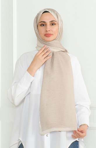 Karaca Gradient Shimmer Shawl 81059-14 Cream Beige 81059-14