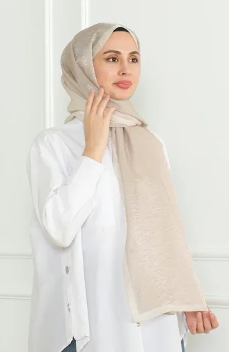 Karaca Gradient Shimmer Schal 81059-14 Cremebeige 81059-14