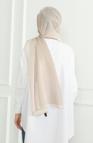 Karaca Gradient Shimmer Shawl 81059-14 Cream Beige 81059-14