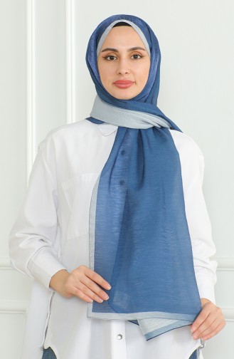 Karaca Gradient Glitter Shawl 81059-17 Blue 81059-17