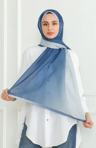 شال سادة كاراجا 81059-17 أزرق 81059-17