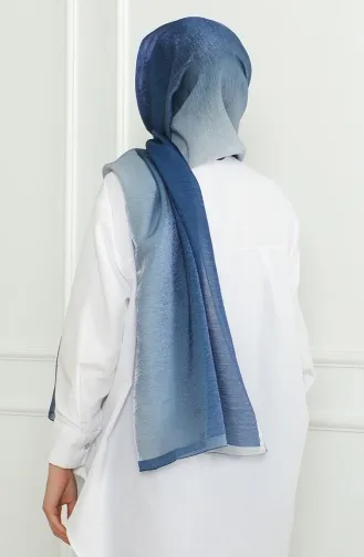 شال سادة كاراجا 81059-17 أزرق 81059-17