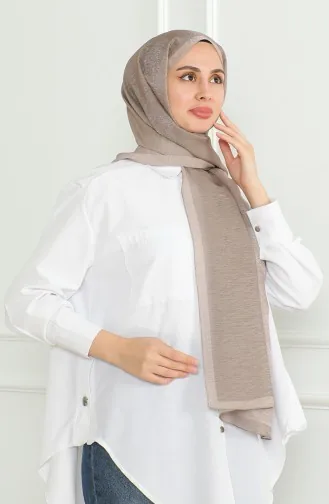 شال سادة كاراجا 81059-18 بني فاتح 81059-18