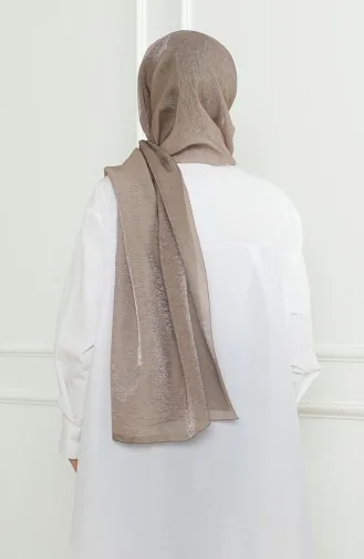 شال سادة كاراجا 81059-18 بني فاتح 81059-18