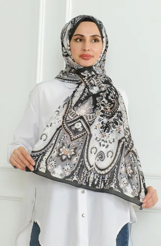 شال كاراجا سوفت 81060-01 أسود أبيض 81060-01