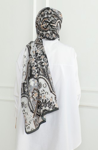 Karaca Soft Şal 81060-01 Siyah Beyaz
