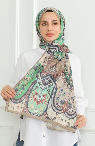 شال كاراجا سوفت 81060-04 ذهبي كريمي 81060-04