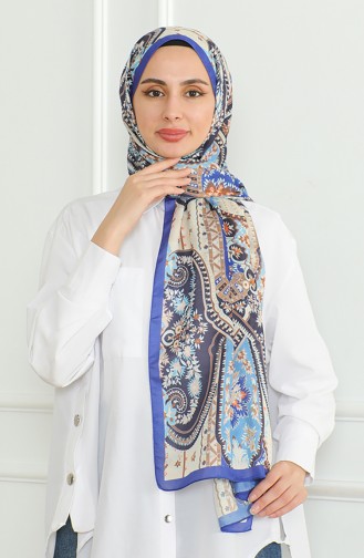 Karaca Soft Schal 81060-06 Saks Marineblau 81060-06