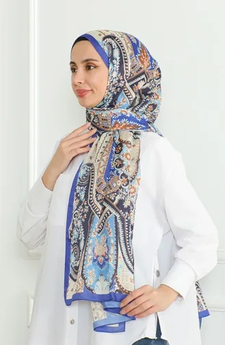 شال كاراجا سوفت 81060-06 أزرق ملكي كحلي 81060-06