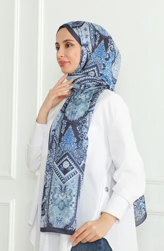 Karaca Châle Doux 81060-10 Bleu Marine Bleu Glace 81060-10