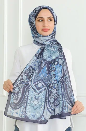 Karaca Châle Doux 81060-10 Bleu Marine Bleu Glace 81060-10