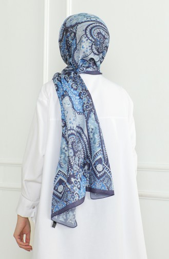 شال كاراجا سوفت 81060-10 أزرق كحلي 81060-10