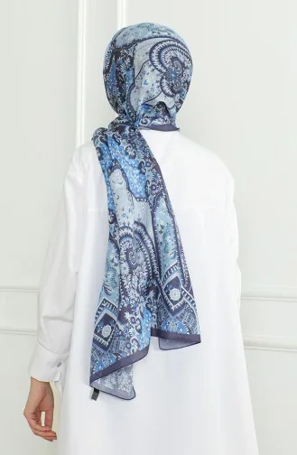 Karaca Châle Doux 81060-10 Bleu Marine Bleu Glace 81060-10