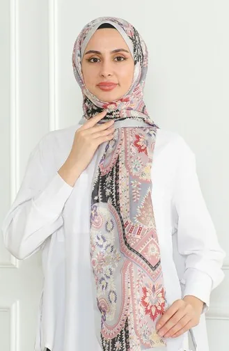 Karaca Soft Shawl 81060-14 Grey Black Powder 81060-14