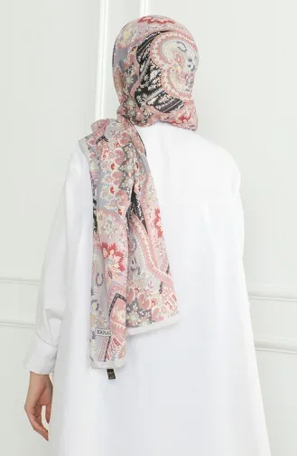 Karaca Soft Shawl 81060-14 Grey Black Powder 81060-14