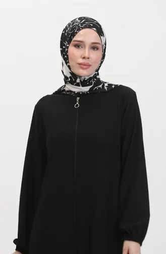 Asymmetrisch Gesneden Tuniek Met Ritssluiting 1047-04 Zwart 1047-04