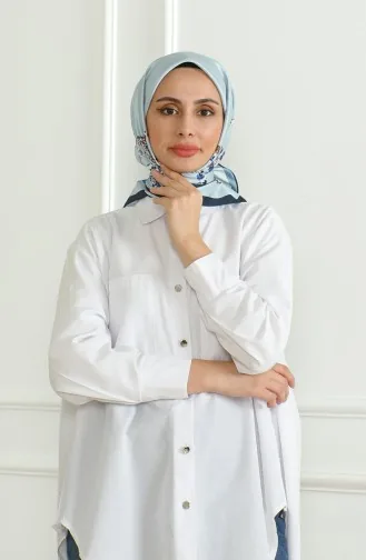 Karaca Rayon Schal 81051-01 Blau Marineblau 81051-01