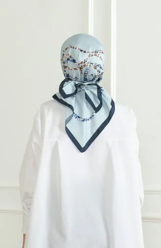 Karaca Rayon Schal 81051-01 Blau Marineblau 81051-01