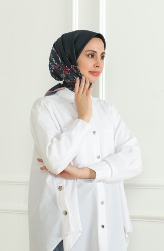 Karaca Rayon Sjaal 81051-03 Poeder Marineblauw 81051-03