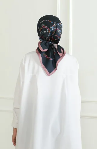 Karaca Rayon Sjaal 81051-03 Poeder Marineblauw 81051-03