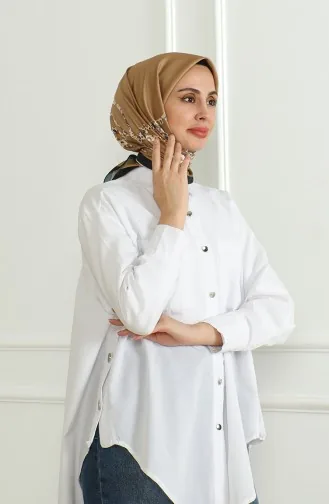 Karaca Rayon Sjaal 81051-07 Zwart Goud 81051-07