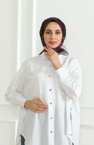 Karaca Echarpe Rayonne 81051-08 Vison Pourpre 81051-08