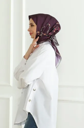 Karaca Echarpe Rayonne 81051-08 Vison Pourpre 81051-08