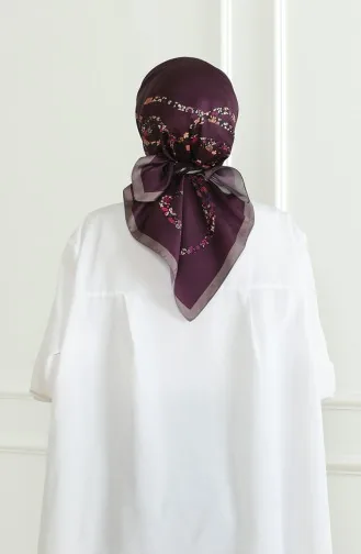 Karaca Echarpe Rayonne 81051-08 Vison Pourpre 81051-08