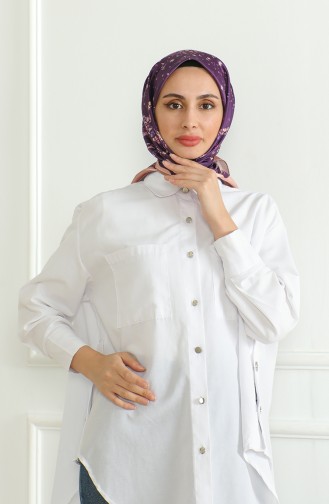 Karaca Rayon Sjaal 81070-08 Paarsbruin 81070-08