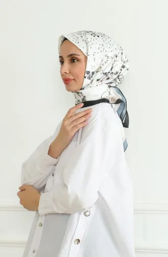 Karaca Rayon Sjaal 81070-10 Zwart Wit 81070-10