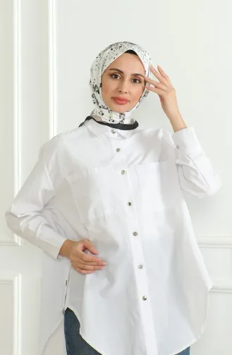 Karaca Rayon Sjaal 81070-10 Zwart Wit 81070-10