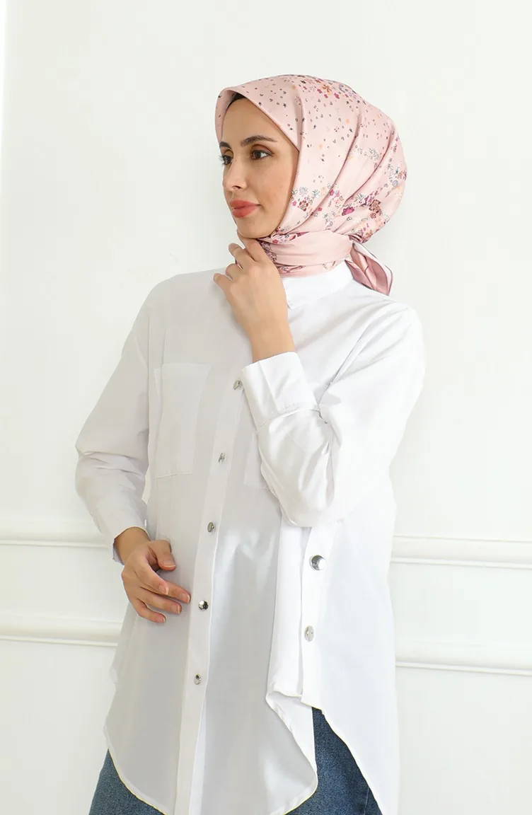 Karaca Rayon Scarf 81070-12 Dusty Pink Powder 81070-12
