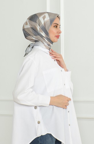 Karaca Rayon Schal 81071-02 Grau Beige 81071-02