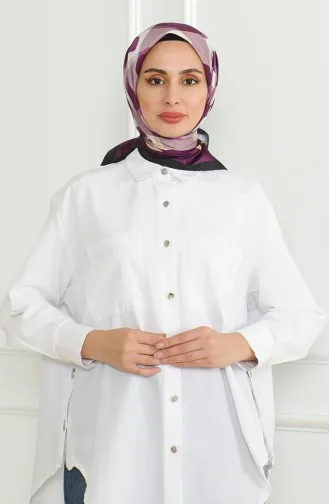 Karaca Rayon Sjaal 81071-07 Paars Zwart 81071-07