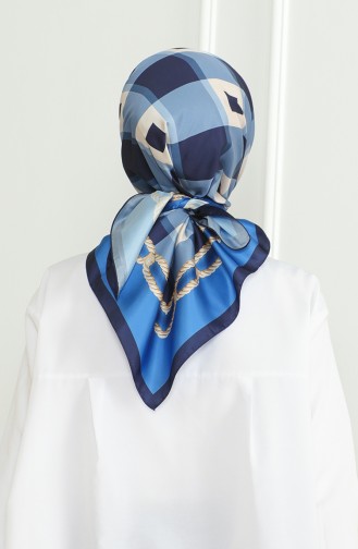 Karaca Echarpe Rayonne 81071-09 Bleu Marine 81071-09