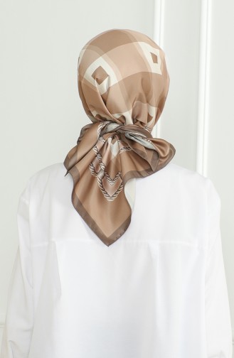 Karaca Echarpe Rayonne 81071-12 Marron Creme 81071-12