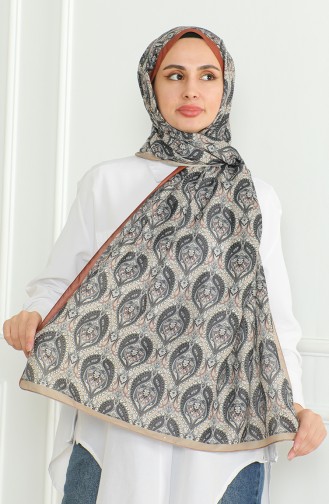 Karaca Châle Doux 81061-05 Beige Noir 81061-05