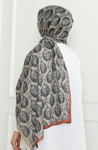 Karaca Châle Doux 81061-05 Beige Noir 81061-05