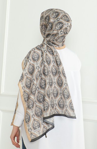 Karaca Soft Shawl 81061-06 Gold Black 81061-06