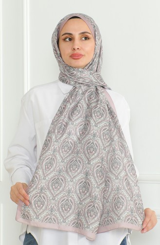 Karaca Zachte Sjaal 81061-07 Oudroze Lichtblauw 81061-07