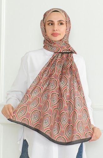 Karaca Soft Shawl 81061-08 Black Red 81061-08