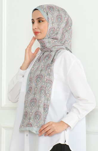 Karaca Châle Doux 81061-09 Vert D`Eau Rose 81061-09