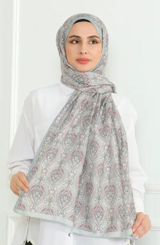 Karaca Soft Shawl 81061-09 water Green Pink 81061-09