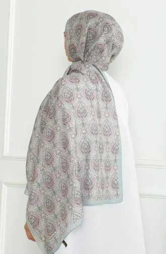 Karaca Soft Shawl 81061-09 water Green Pink 81061-09